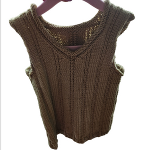 Handknit Baby Sweater Vest